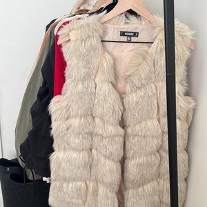 Missguided fur vest